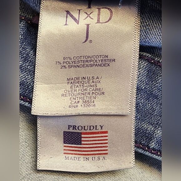 NYDJ (Not Your Daughter's Jeans) Patchwork Skinny Slim Ankle Jeans, 8 - Picture 7 of 13